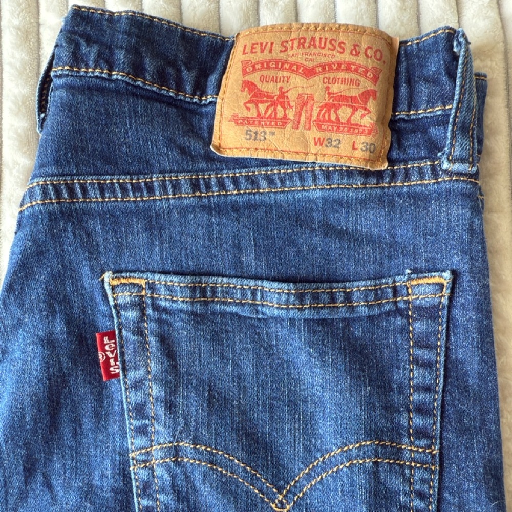 Levi’s 513 Jeans Men’s W32 L30 Classic Dark Blue